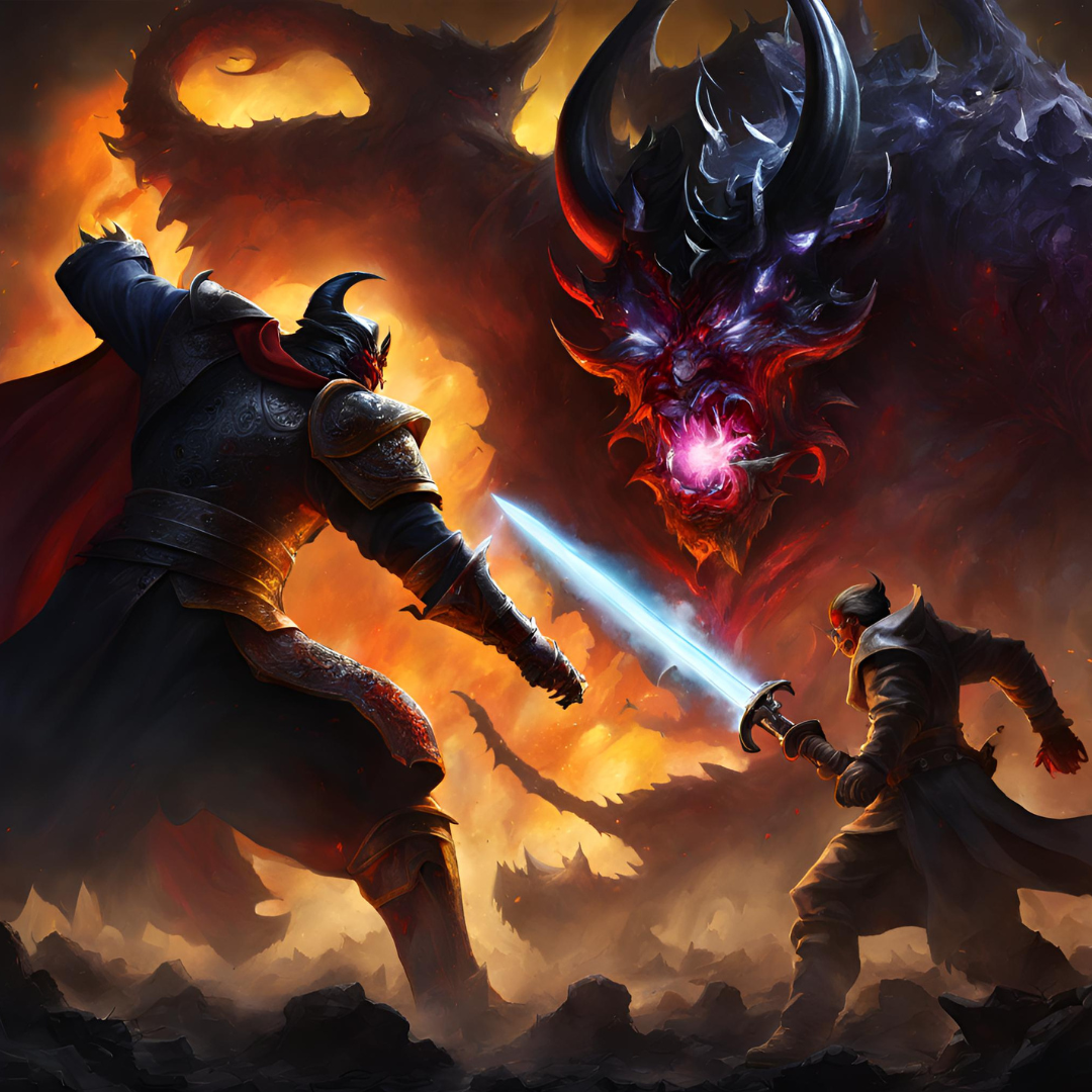 A FIERCE BATTLE