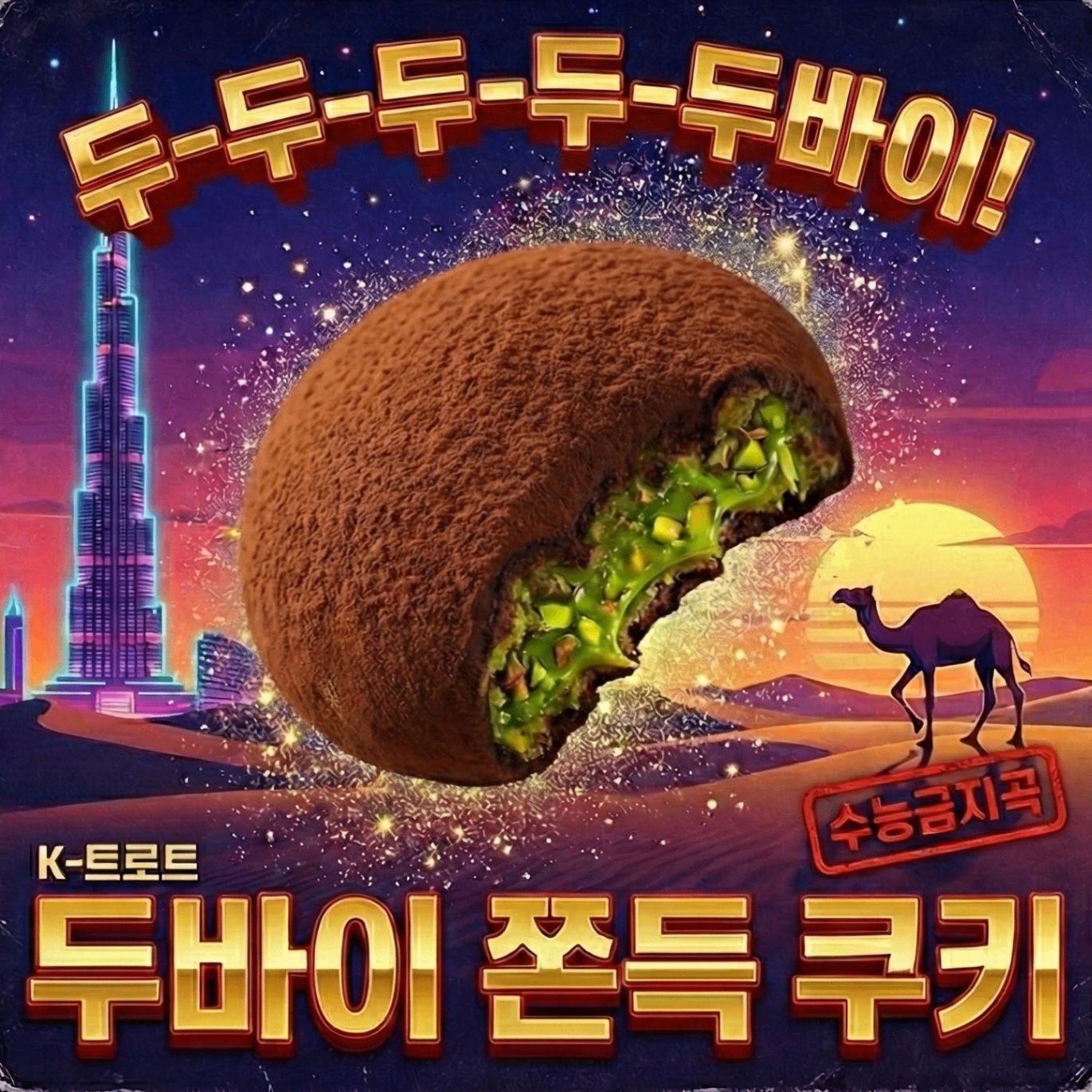 [수능금지곡]두바이 쫀득 쿠키