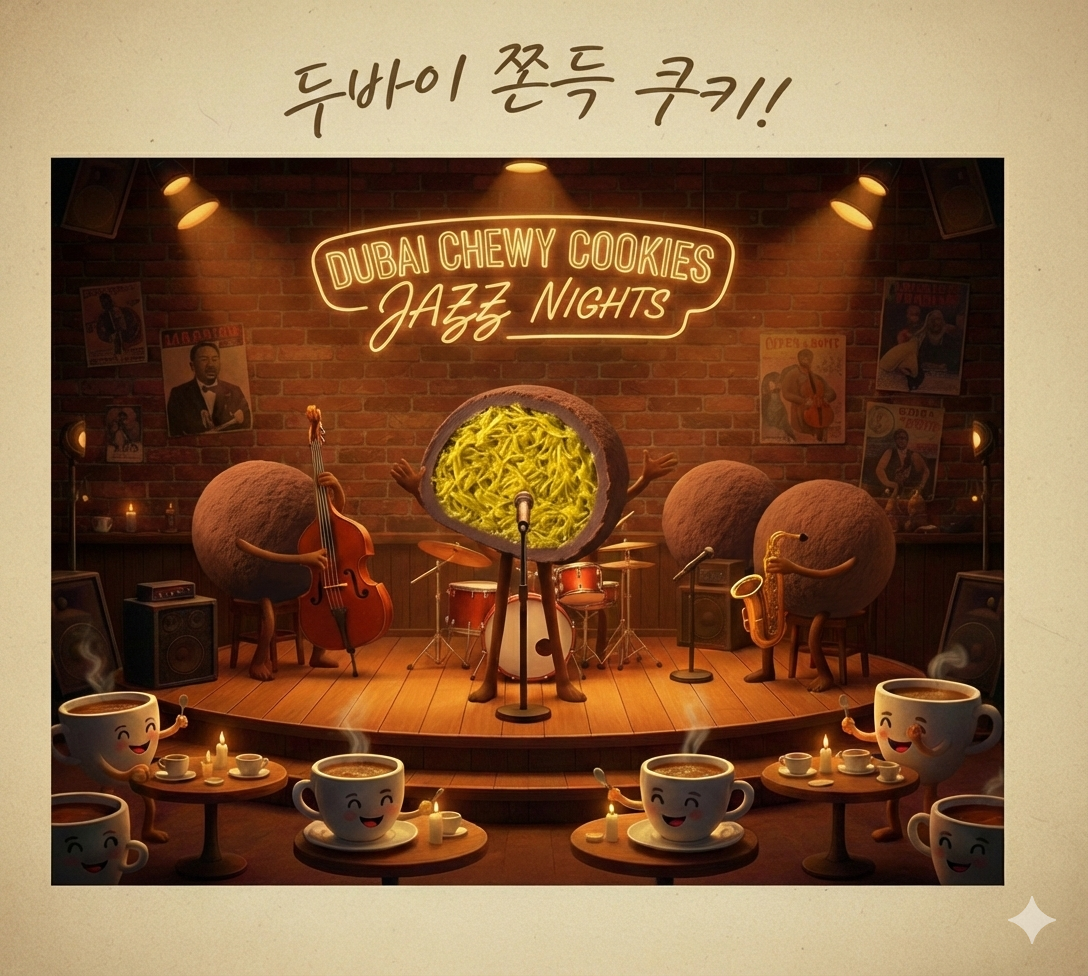 오늘도 두바이 쫀득 쿠키❣️