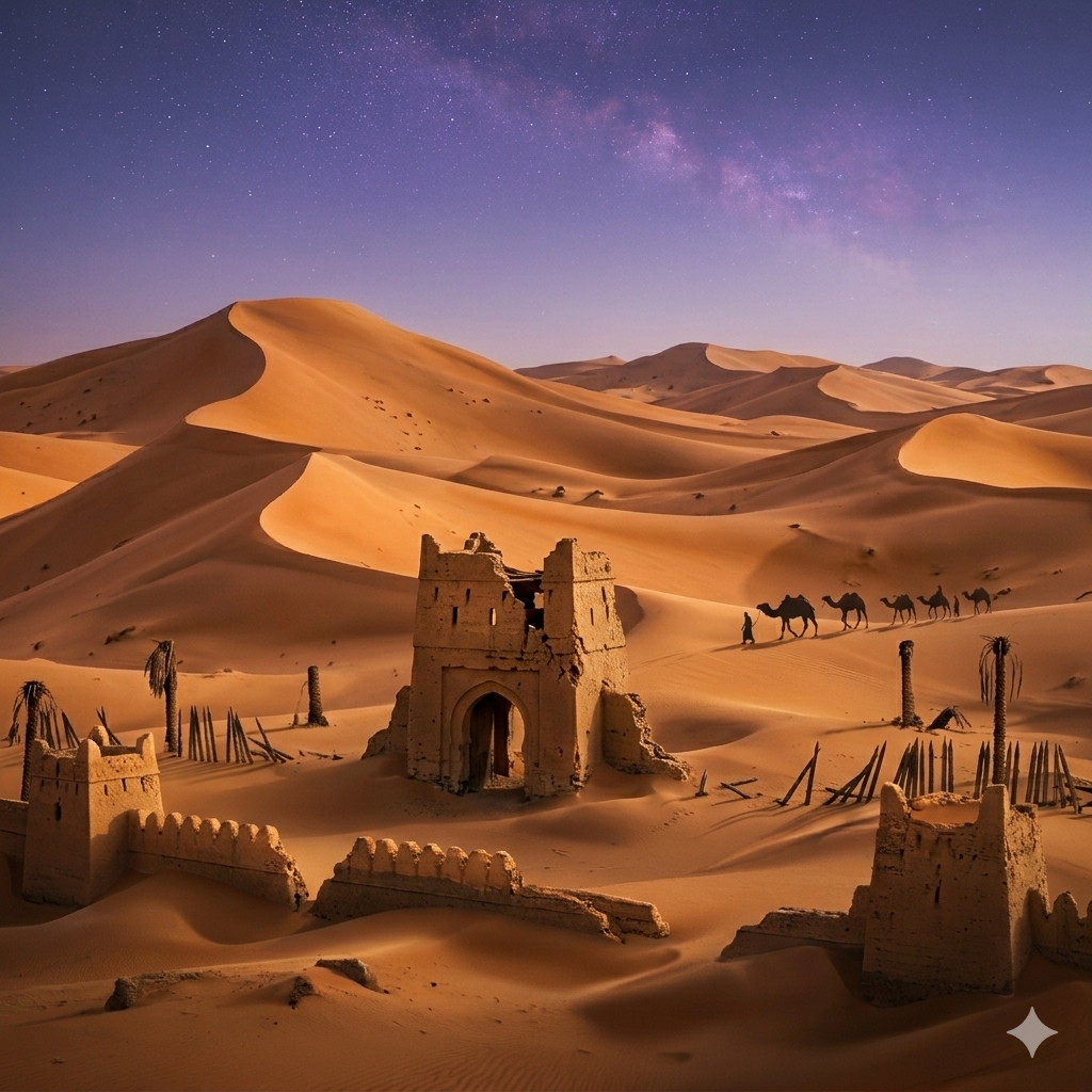 Mirage Fortress (Middle Eastern / Arabic atmosphere)