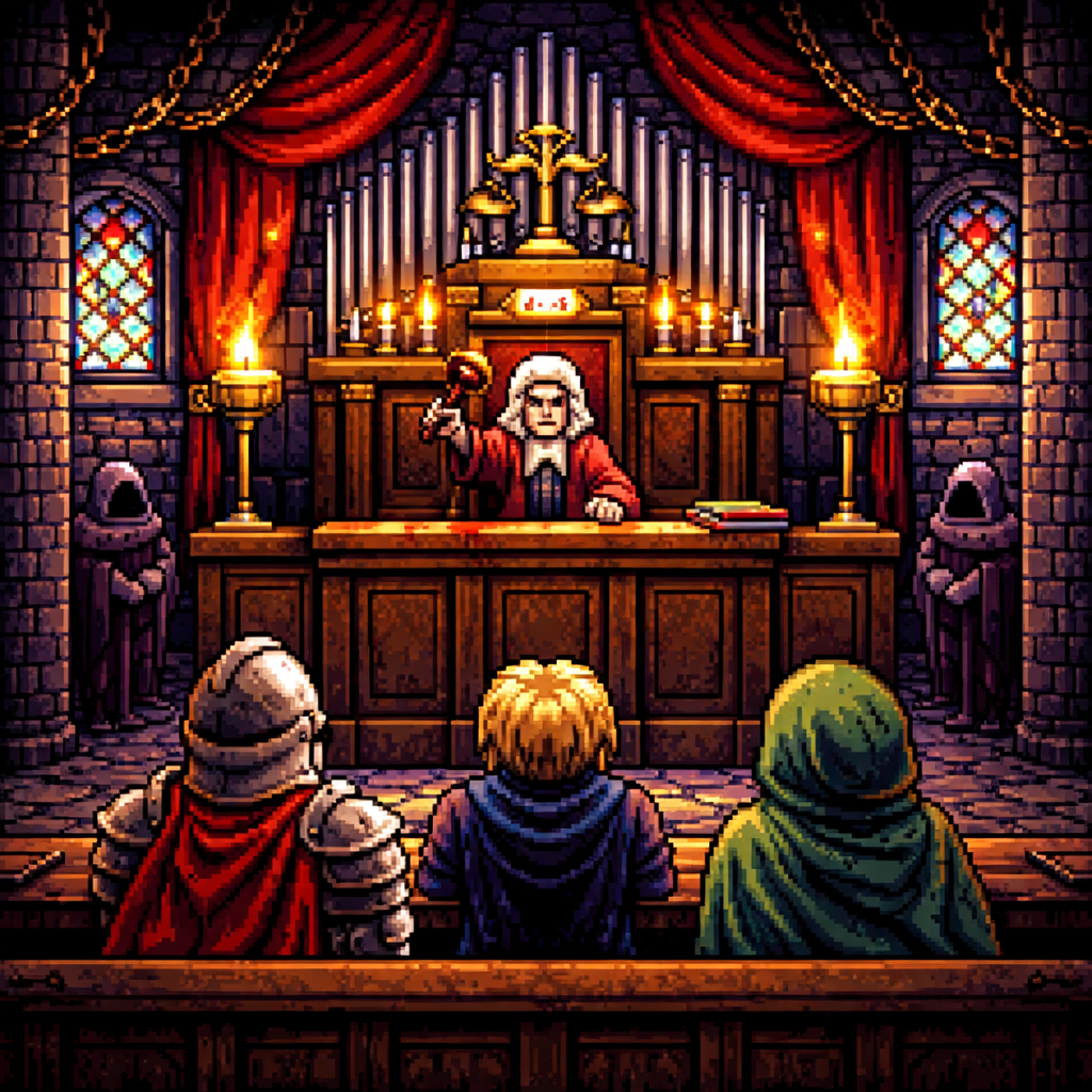 Final Verdict (Retro Dark Synth BGM)