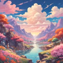 예쁜 구름타고 둥둥