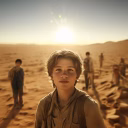 모래 바람을 넘어, 빛으로