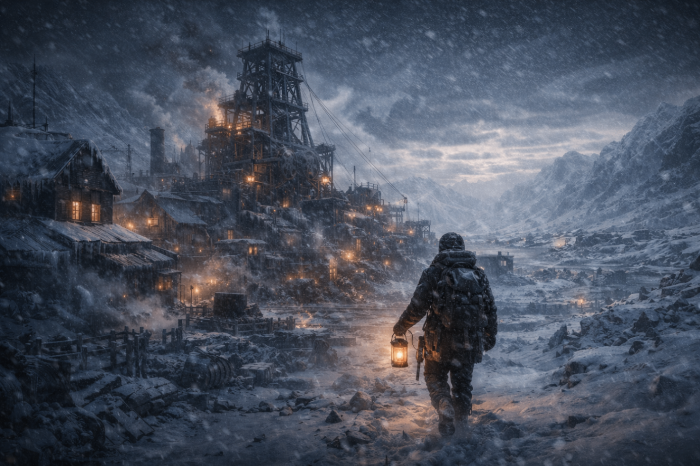 The Cursed Wolf Under the Red Moon