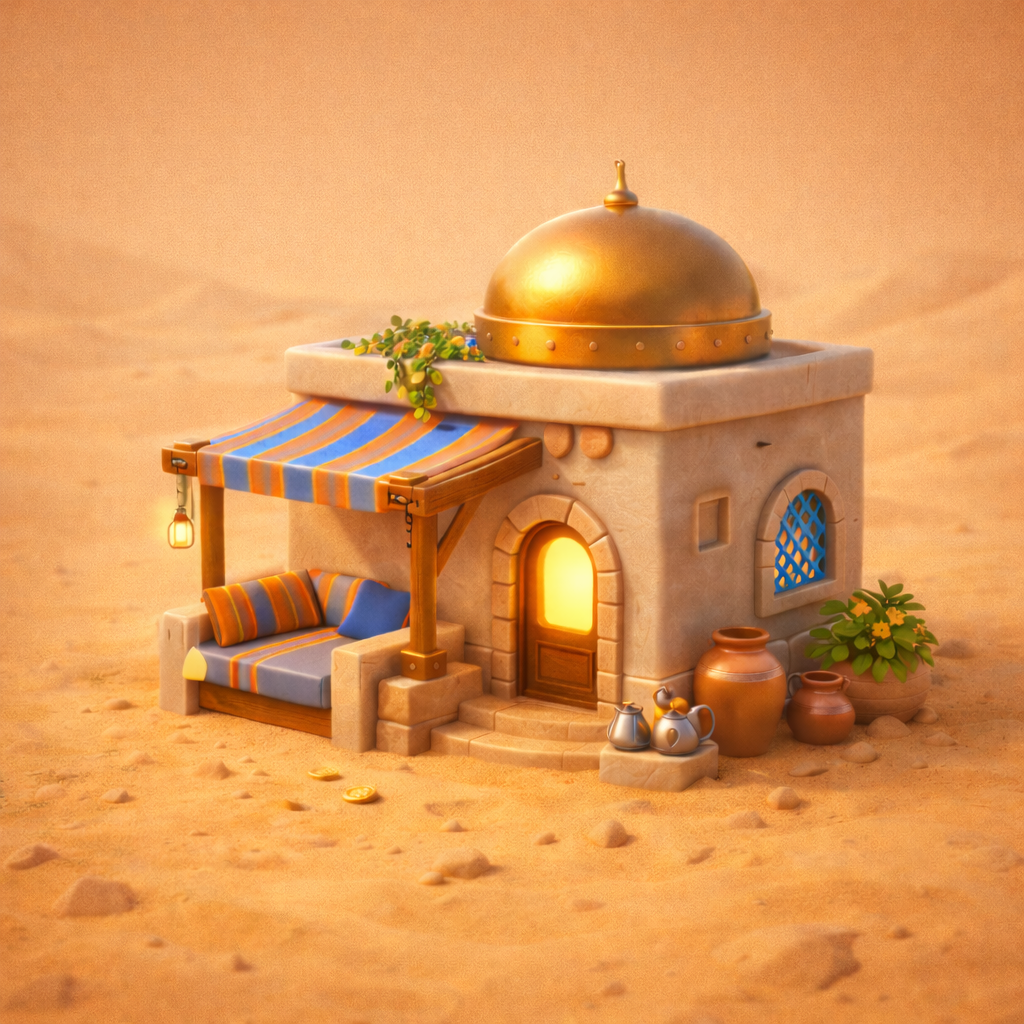 사막 마을 BGM