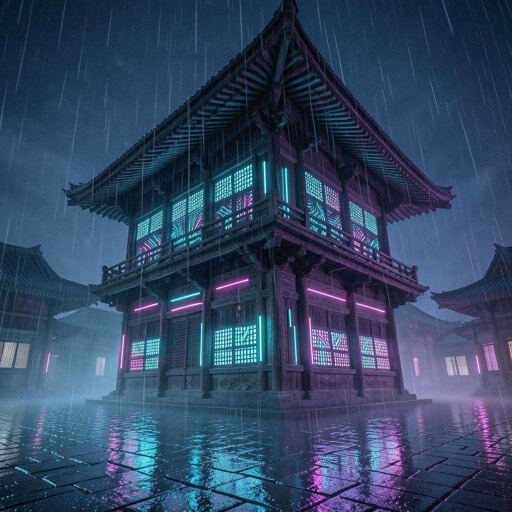 Neon Hanok